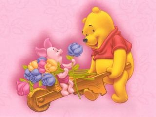  The Pooh Baby Infant Pink Girl Security Blanket Lovey Plush