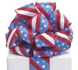  USA Sheer Ribbon Roll 2 5w x 20 yds Gift Wrap Present Party