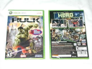  Hulk XBox 360 GAMESTOP EXCLUSIVE RED HULK INCLUDED Sega Game