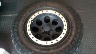  Thompson wheels and 35 Geolander Tires for 2007+ Jeep JK Wrangler