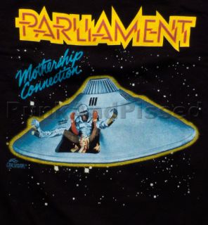 Parliament George Clinton Mothership Connection T Shirt Official Fast