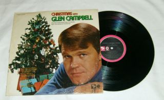 Christmas with Glen Campbell Record Album