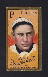  1911 T205 George Paskert F G Phillies