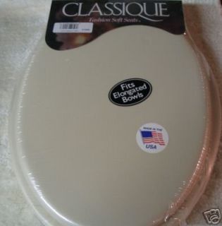 Features of GINSEY CLASSIQUE ELONGATED CUSHION SOFT PADDED TOILET SEAT