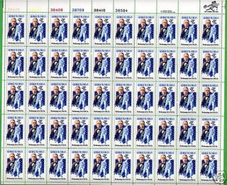  US Stamps George M Cohan 15ct Sht 50 7 3 78