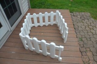 Step 2 White Picket Fence 4 Outdoor Playhouse Decor Must See RARE SHIP