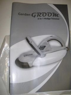 New Garden Groom 3 in 1 Electric Bagging Hedge Trimmer Make An OFFER
