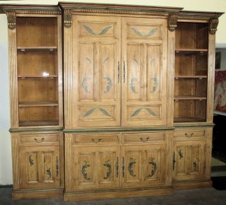 Antiques and Country Pine Entertainment Wall Unit