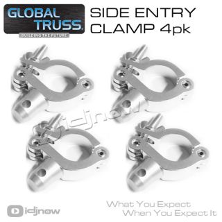 Global Truss Side Entry 4 Pack DJ Trussing Clamp