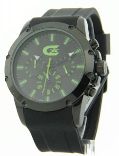 Croton Mens Rubber Sporty Chronograph Watch 5 Styles