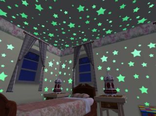 Glow in Dark Colored Stars Multicolor Glowing Star Putty Toysmith Room