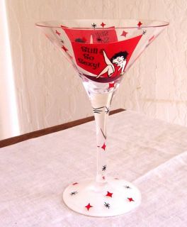 Betty Boop Martini Glass Still So Sexy 7 Ounces