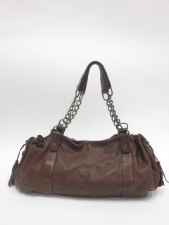 Gerard DAREL Brown Chain Strap Satchel Shoulder Handbag