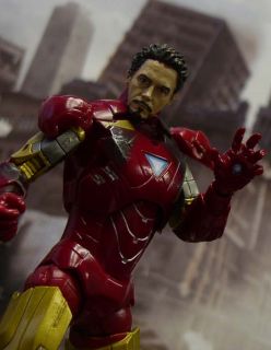 Custom Marvel Legends Avengers Ironman Unmasked Robert Downey Tony