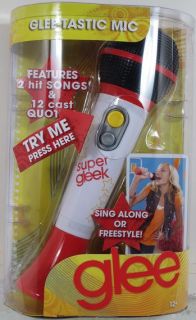 Fox Glee Glee Tastic Mic Microphone Sing Along Mattel NIP Gleek