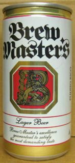 Brew Masters Beer Pull Tab Top Can Puerto Rico Lion