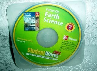 McGraw Hill Glencoe 6th Grade 6 Focus on Earth Science Student Works