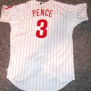 2012 Hunter Pence Authentic Philadelphia Phillies Cool Base Home