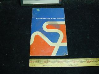 1962 Strombecker Road Racing Manual Plans Accessories