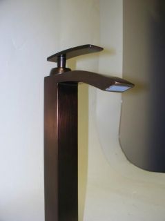 Geyser Oil Rubbed Bronze Bathroom Egyptian Style Vessel Faucet GF32 O
