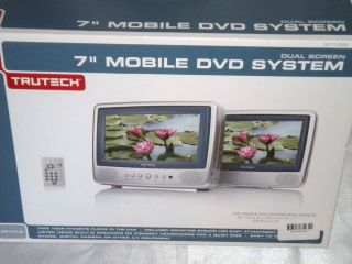 Trutech 7 Dual Screen Mobile DVD Player System