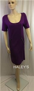New Gianni Bini Size Medium Purple Knit Casual Dress