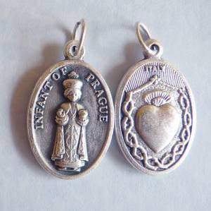 Infant of Prague Catholic Religious Patron Saint Medal