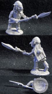 FA17 Goblin with Glaive 1979 Peter Gilder 25 28mm Metal uber rare oop