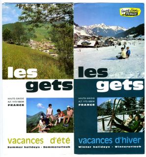 Les Gets France Brochures Rate Sheet 1966 1967