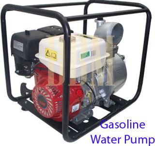 Gasoline Engine Powered Semi Trash Utility Water Pump 9 0 HP 4