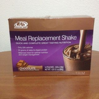 Advocare Meal Replacement Shake Chocolate Flavor