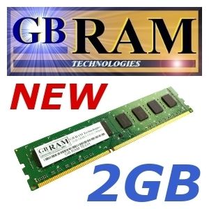 2GB DDR3 Memory for Gateway FX6840 57 and ZX4300 01E