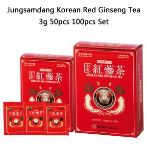 Jungsamdang Korean Red Ginseng Tea 3G 50pcs 100pcs Set