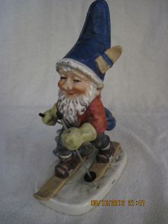 Goebel West Germany Co Boy Toni The Skier Well 522 1972 Gnome Must See