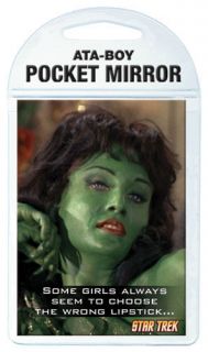 Star Trek Orion Slave Girl and Quote Pocket Mirror New