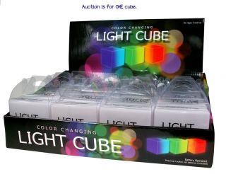 Color Changing Light Cube Visual Stimulation Office Desk Toy Autism