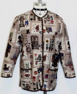 Giesswein Brown Wool Teddy Bear Sweater Jacket 36 12 M