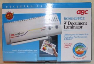 gbc docuseal 95 document laminator 9 inch
