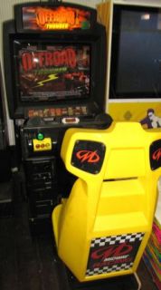 Off Road Thunder Deluxe Sit Down Arcade Video Game Moneymaker