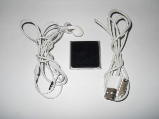  iPod Nano Silver 6th Generation 16GB Multimedia Player MC526LL