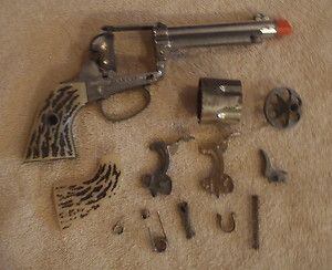 Vintage 1960s Toy Cap Gun Parts Fanner 50 by Mattel