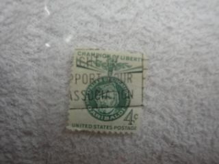 1960 Giuseppe Garibaldi Champion of Liberty 4 Cent Stamp