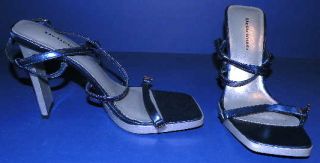 Womens shoes   SANDALS   navy   HEELS   size 6   NEW
