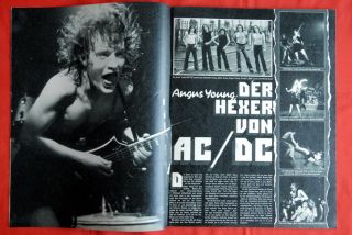Black Sabbath Geezer Butler AC DC 77’ Bravo Magazine