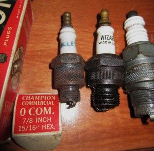  ASSORTED SPARK PLUGS CHAMPION WIZARD AC DELCO BLUE CROWN GILLETT