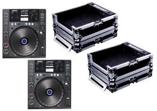  GEMINI DJ (2) CDJ 700  USB TOUCH CD PLAYERS (2) ODYSSEY FZCDJ CASES