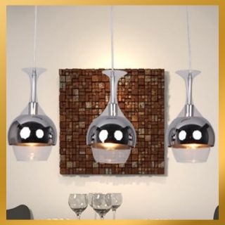 Lamps Modern Wine Glass Bowl Hanging Suspension Pendant Lamp Ceiling
