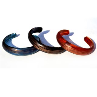  Job 10pcs Charms Goldfoil Murano Glass Bracelets Bangle Cuff
