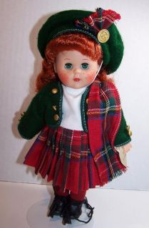 Vogue 8 Ginny Redhead Scottish in Tartan Doll