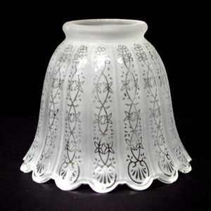 Fitter Decorative Etched Glass Lamp Shade